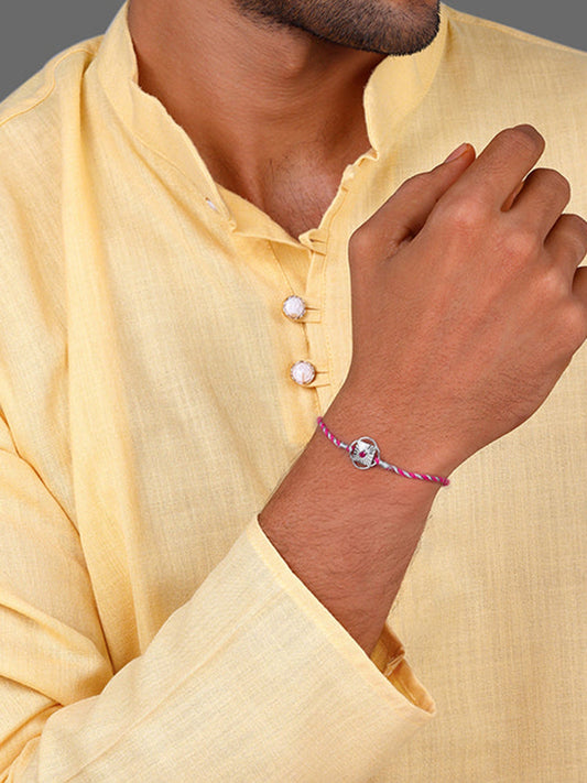 Silver Sacred Knot Rakhi