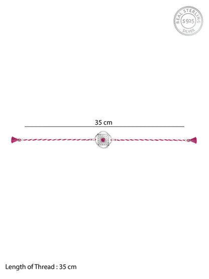 Silver Sacred Knot Rakhi