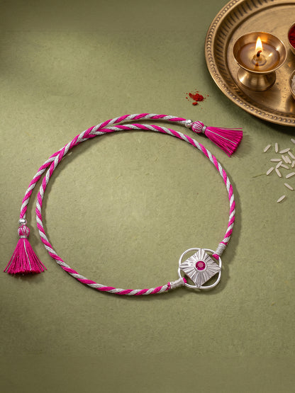 Silver Sacred Knot Rakhi