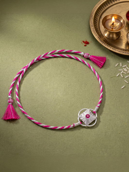 Silver Sacred Knot Rakhi