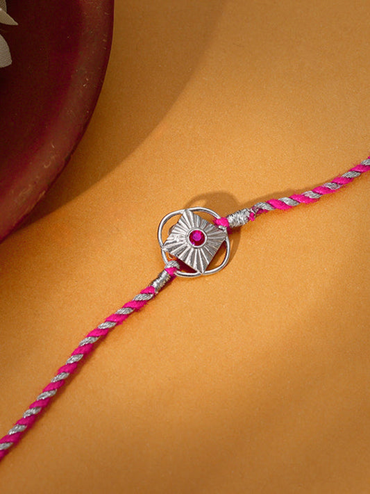 Silver Sacred Knot Rakhi