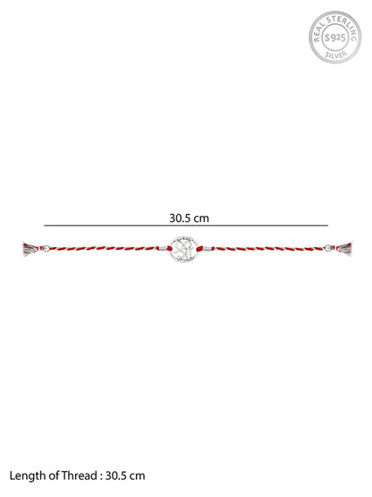 Silver Heavenly Shree Rakhi