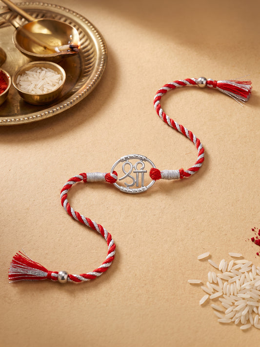 Silver Heavenly Shree Rakhi
