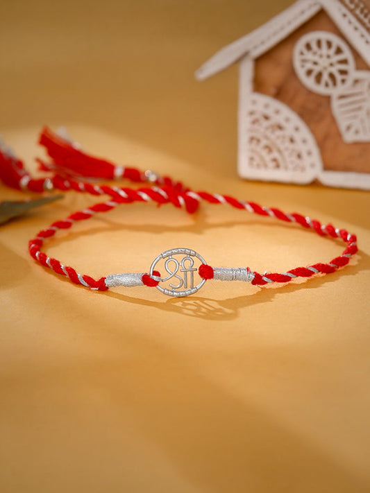 Silver Heavenly Shree Rakhi
