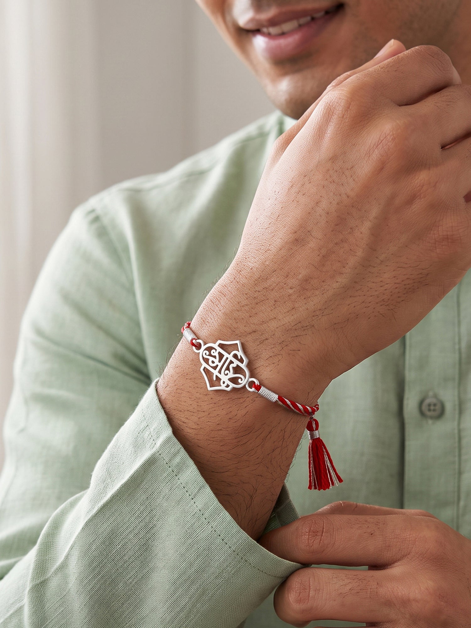 Silver Dear Bhai Rakhi