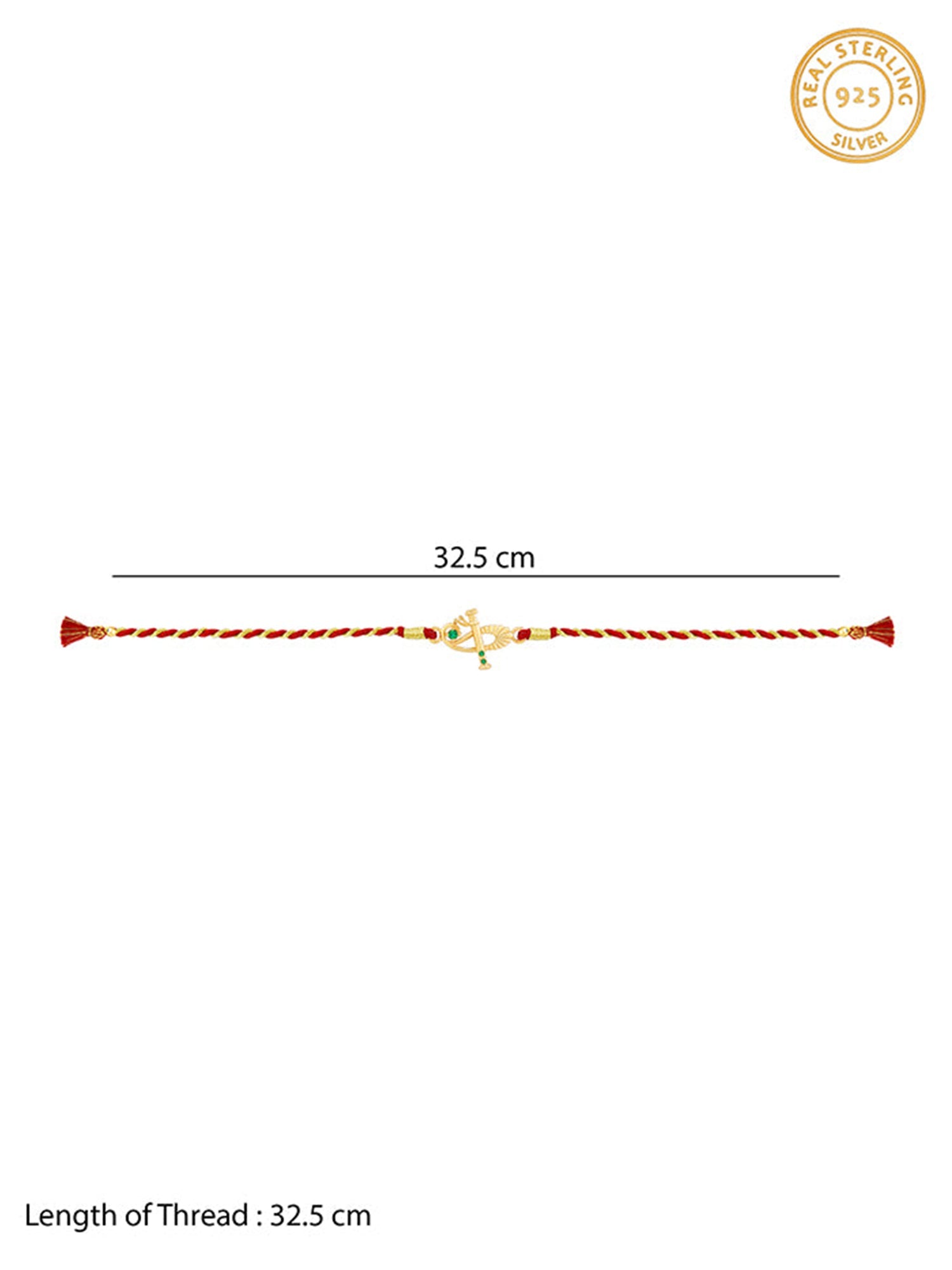 Golden Flute Rakhi