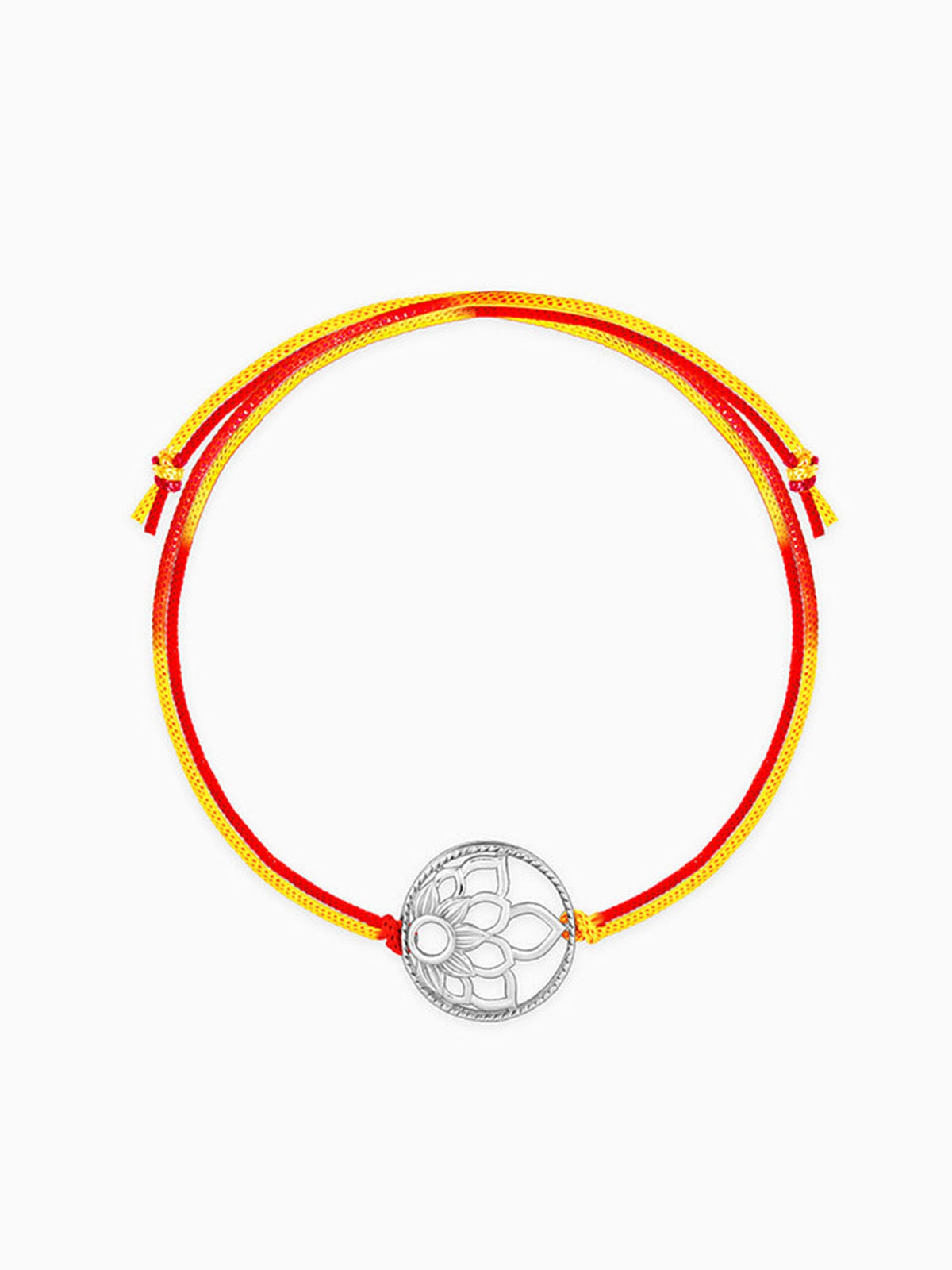 Silver Cherished Bloom Rakhi
