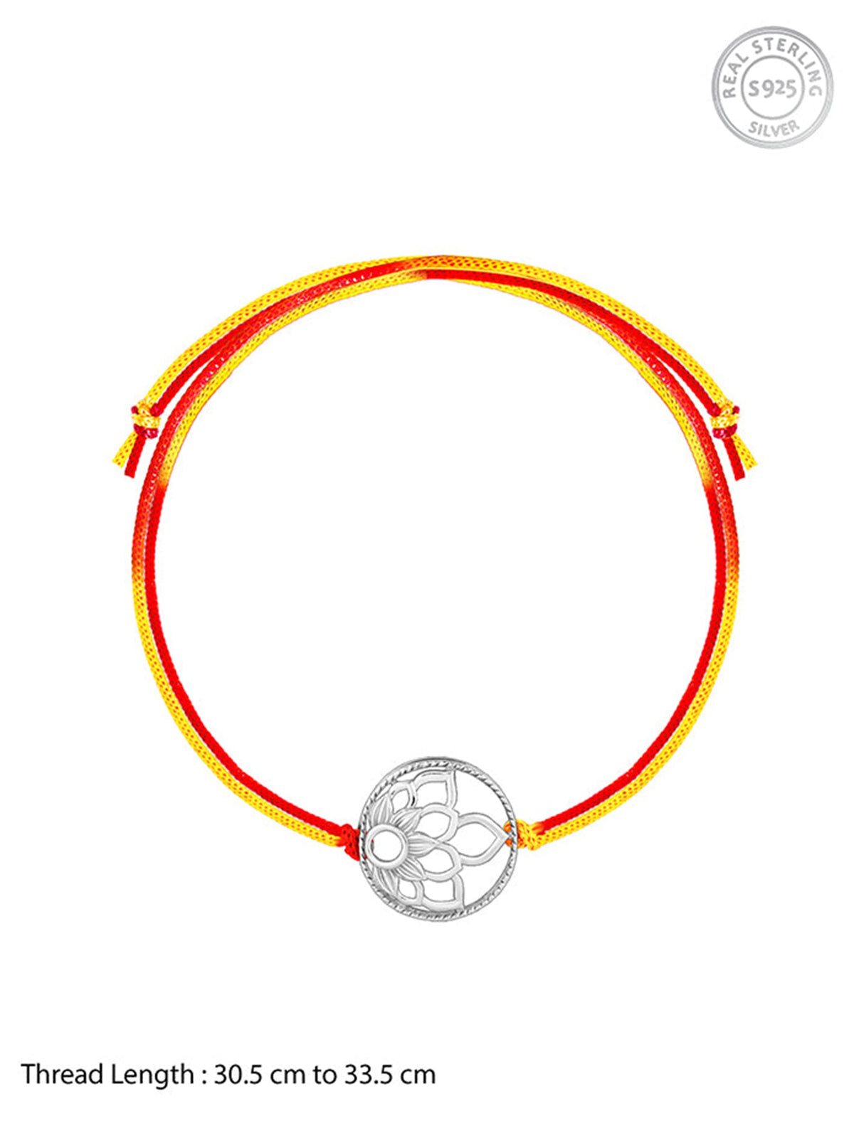 Silver Cherished Bloom Rakhi