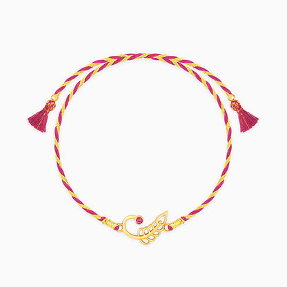 Golden New Leaf Rakhi