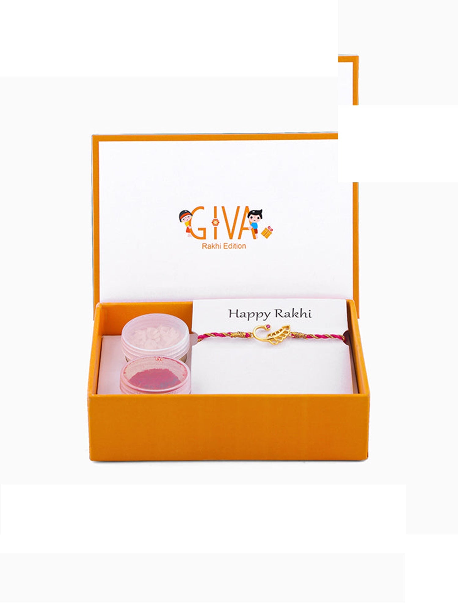 Golden New Leaf Rakhi