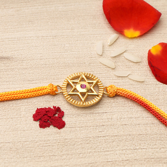 Golden Star Rakhi