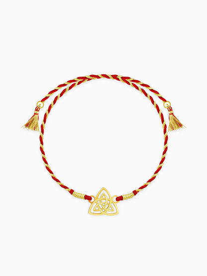 Golden Trinity Rakhi