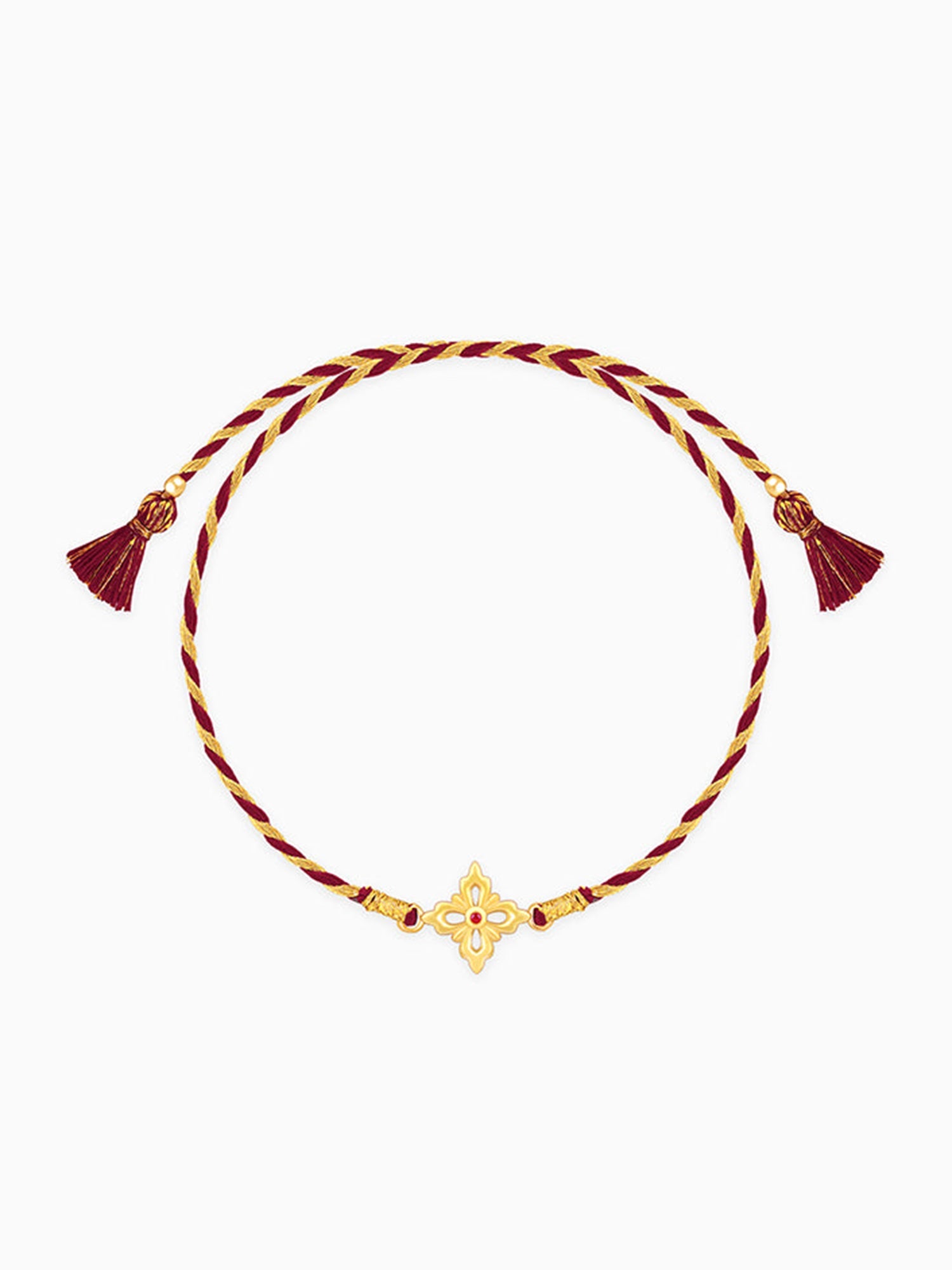 Golden Dua Rakhi