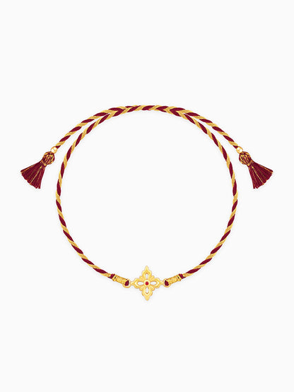 Golden Dua Rakhi