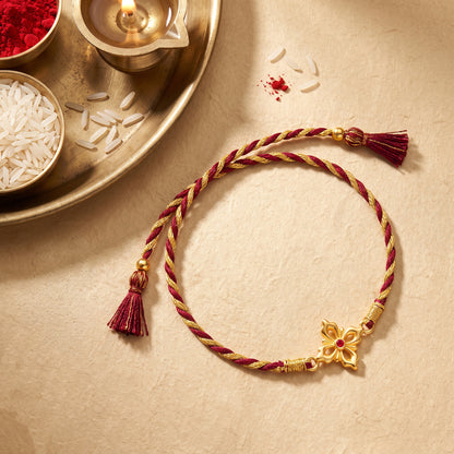Golden Dua Rakhi