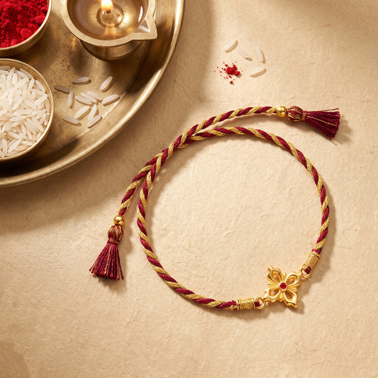 Golden Dua Rakhi