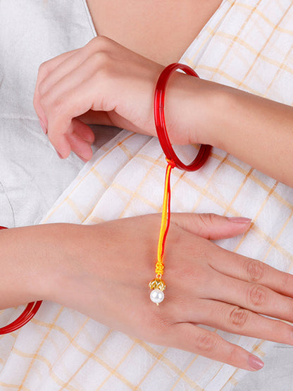 Golden Lifelong Promise Lumba Rakhi