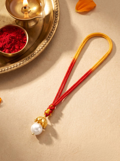 Golden Lifelong Promise Lumba Rakhi