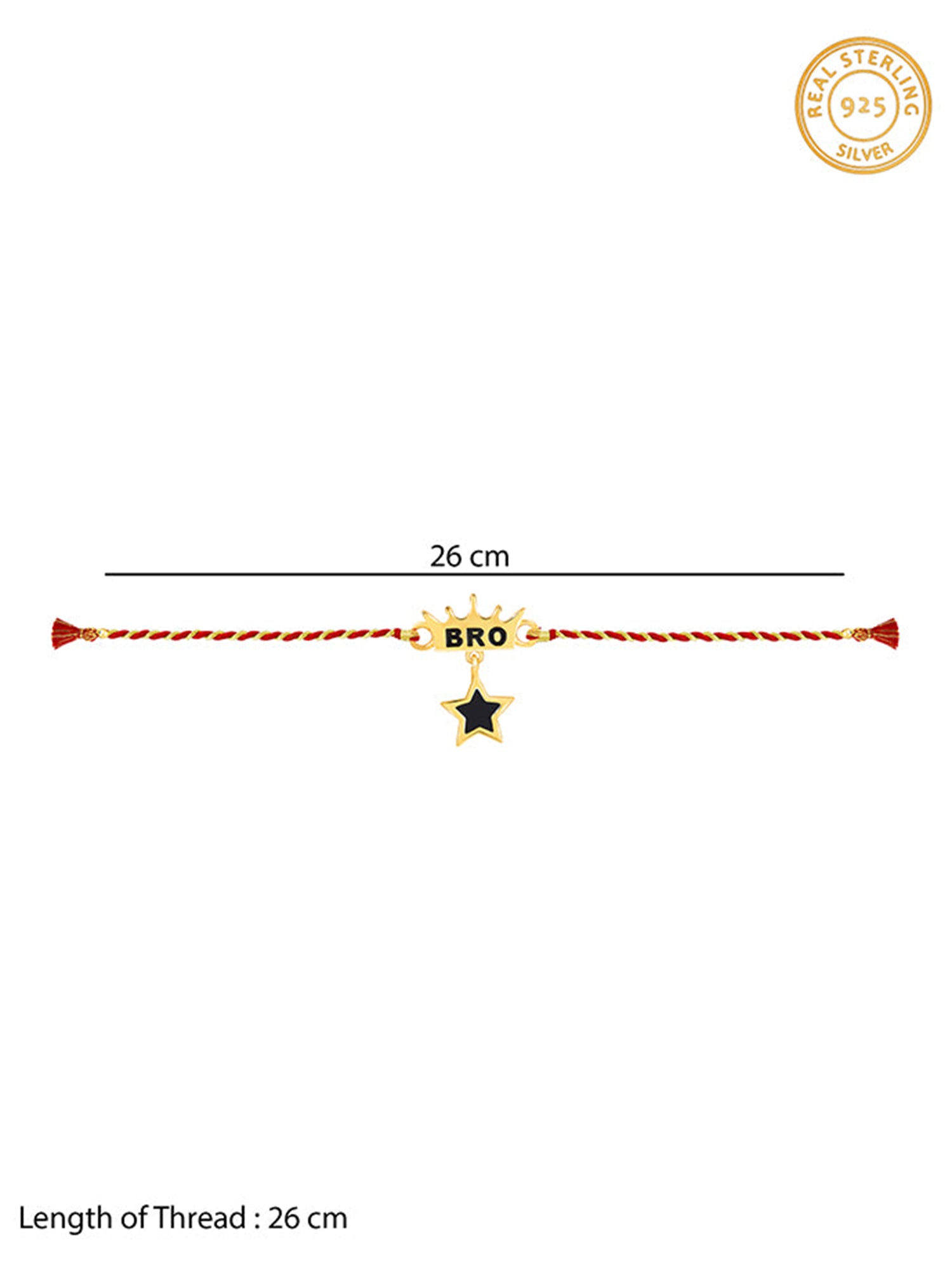 Golden Best Bro Rakhi