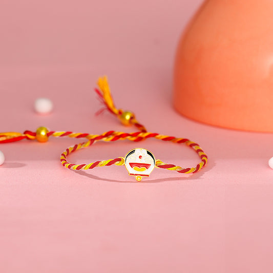 Golden Doraemon Kids Rakhi