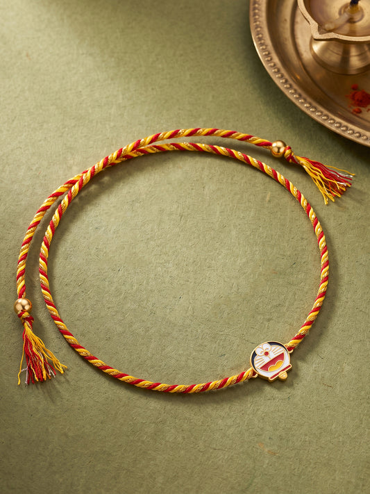 Golden Doraemon Kids Rakhi