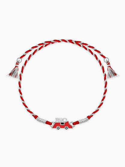 Silver Traveller Bro Kids Rakhi