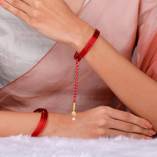 Golden Made With Love Lumba Rakhi