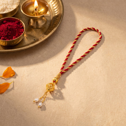 Golden Special Moments Lumba Rakhi