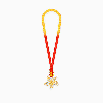 Golden Blossom Lumba Rakhi