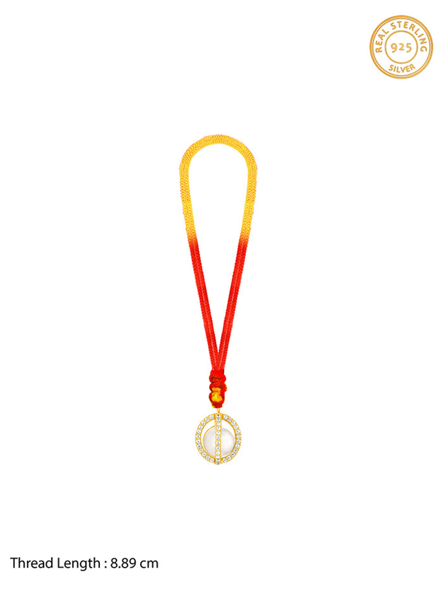Golden Lumba Pearl Rakhi