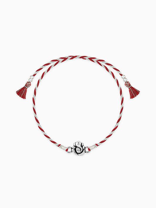 Silver Ganpati Motif Rakhi