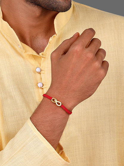 Golden Infinity Rakhi