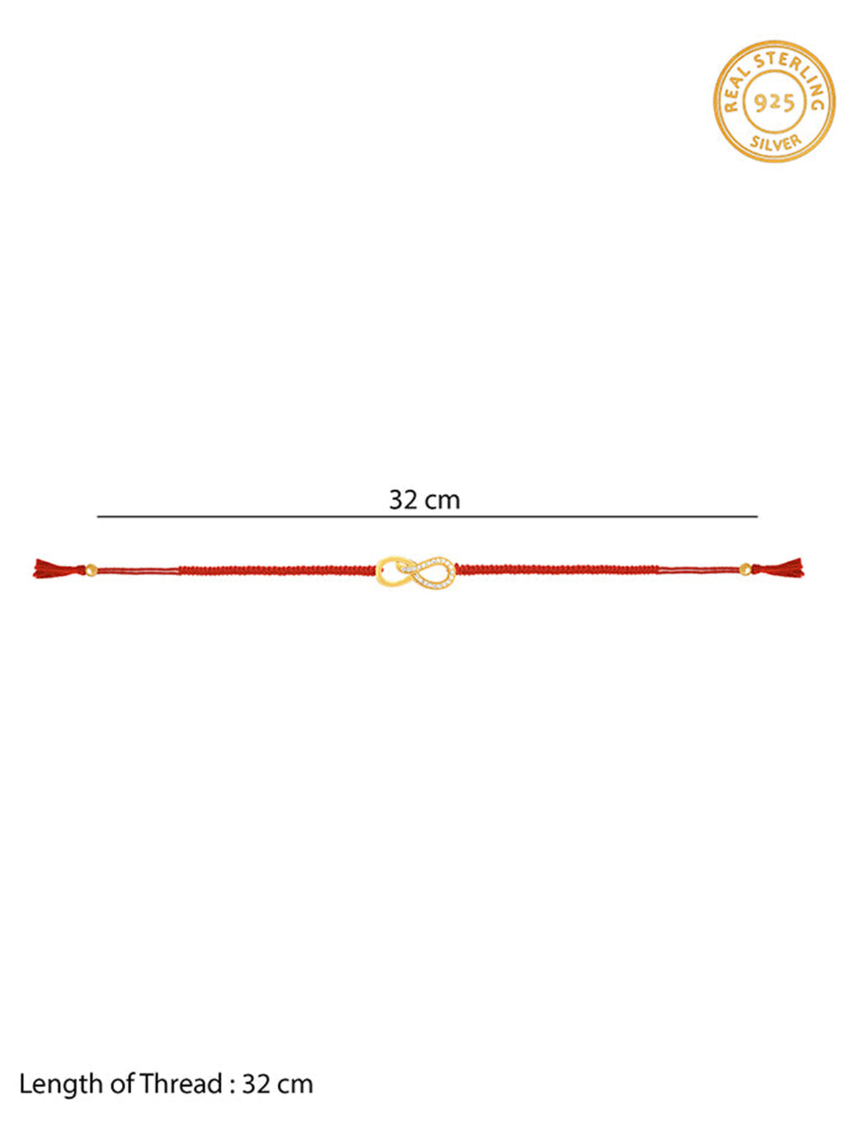 Golden Infinity Rakhi