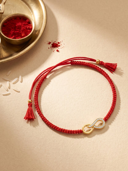 Golden Infinity Rakhi