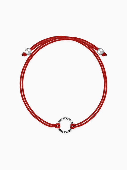 Silver Woven Feelings Rakhi