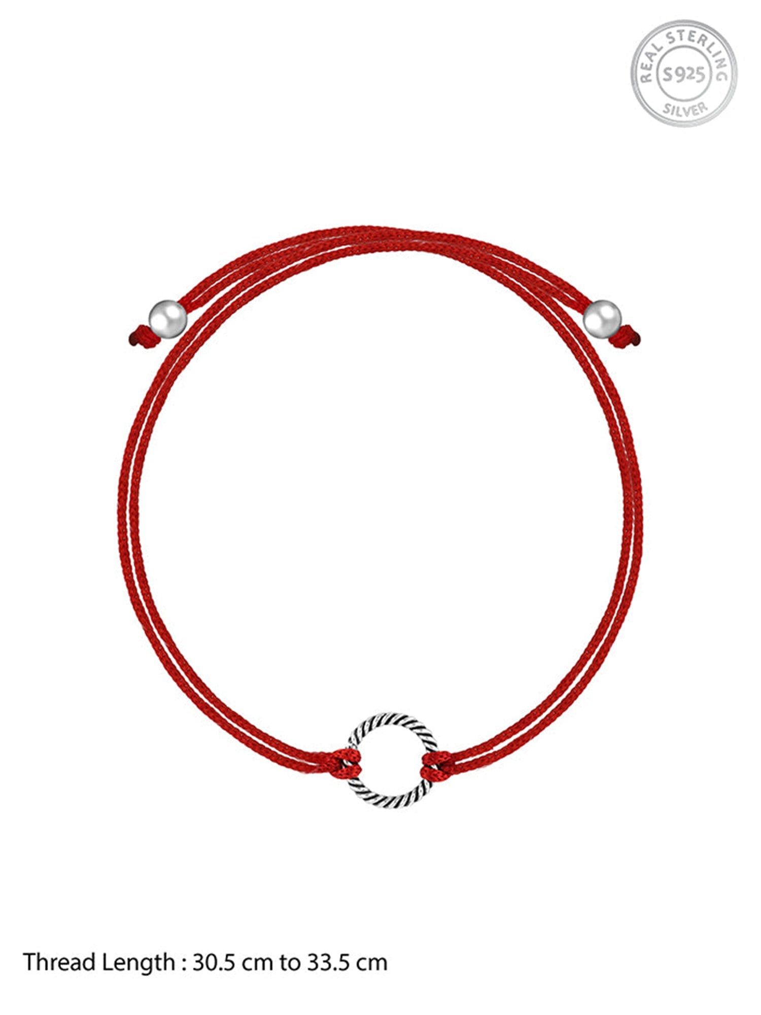 Silver Woven Feelings Rakhi