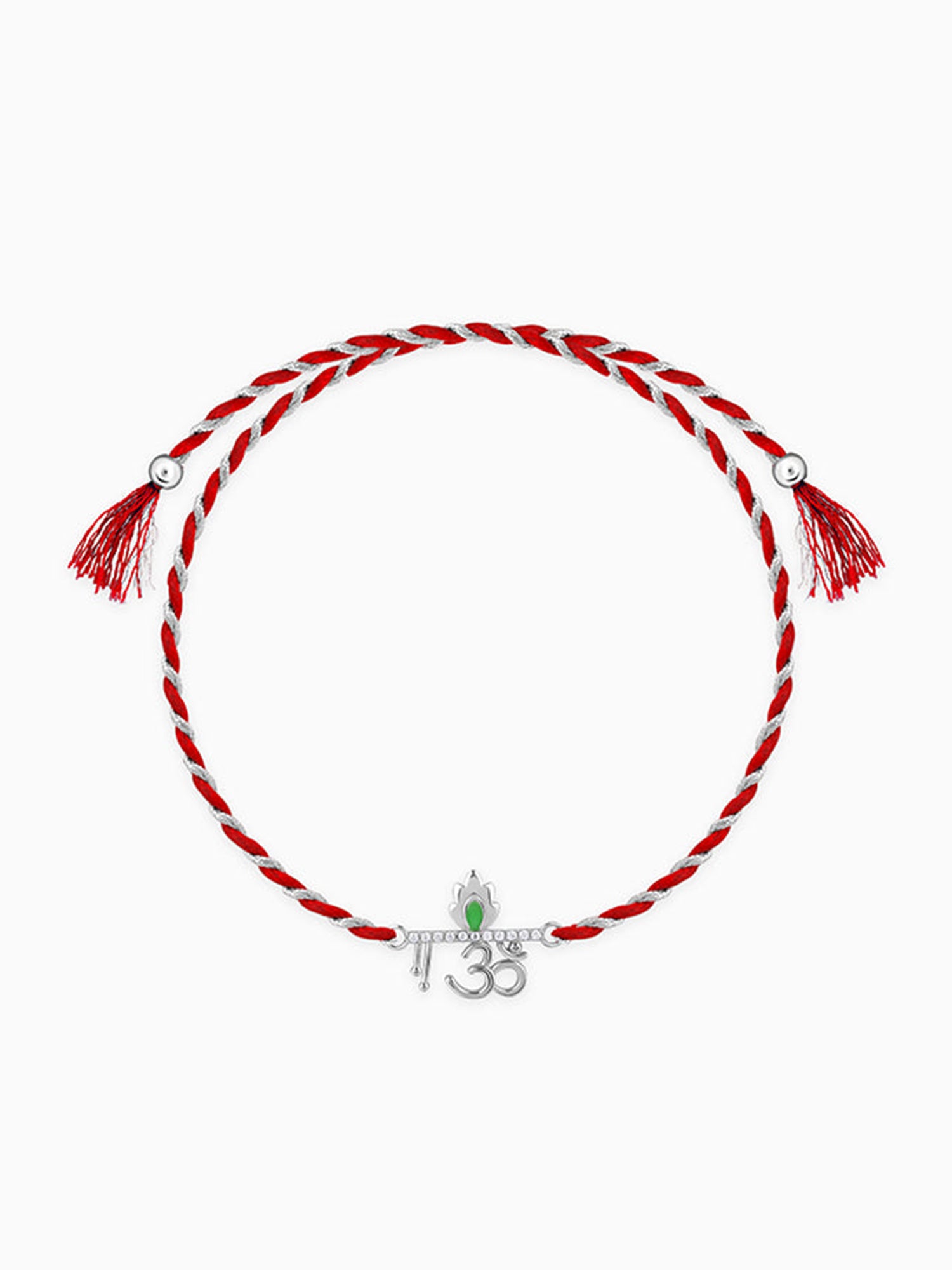 Silver Sacred Om Rakhi