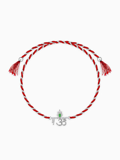 Silver Sacred Om Rakhi