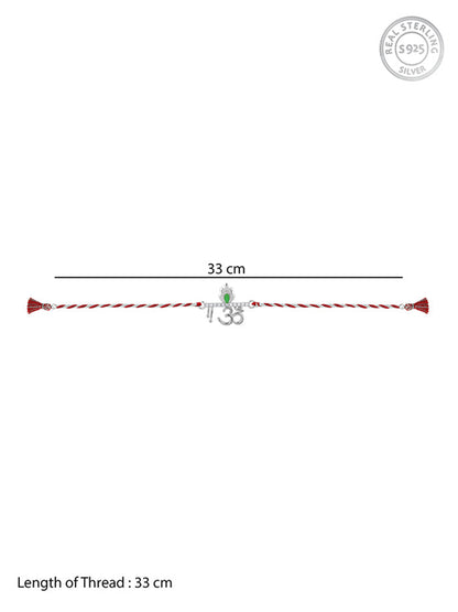 Silver Sacred Om Rakhi