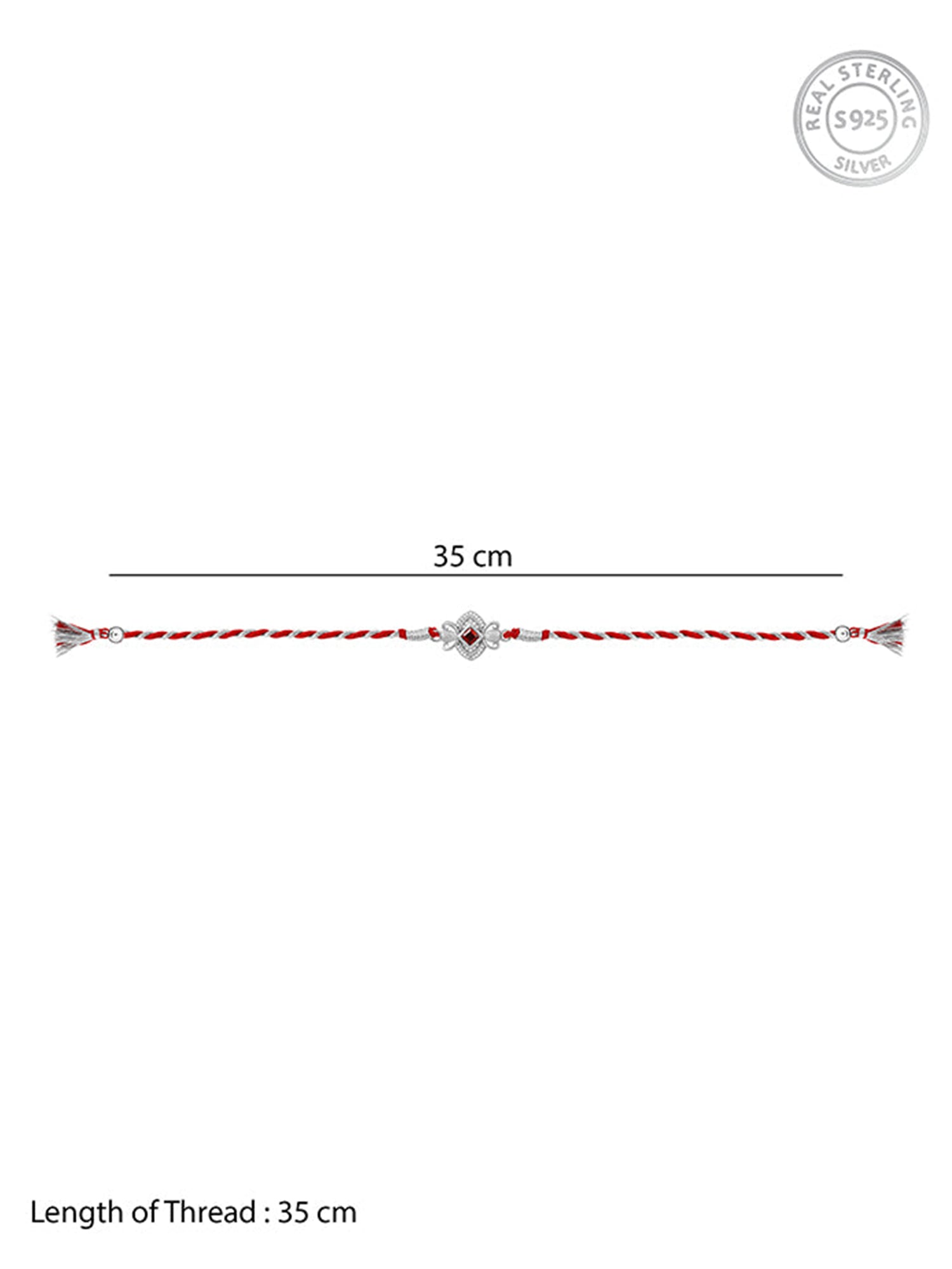 Silver Bliss Rakhi