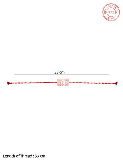 Rose Gold Spiritual Om Rakhi