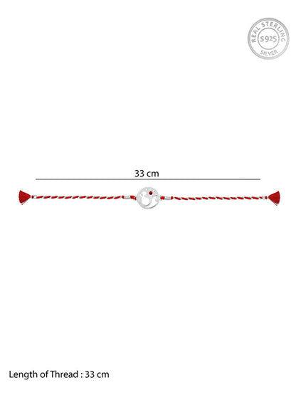 Silver Divine Om Rakhi