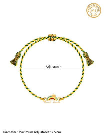 Golden Rainbow Rakhi for Kids