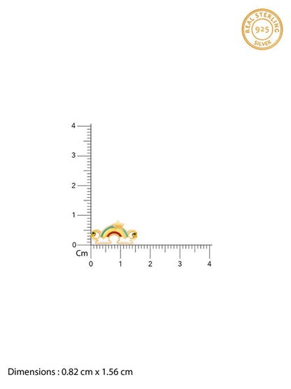 Golden Rainbow Rakhi for Kids