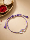 Silver Colourful Rainbow Rakhi  for Kids