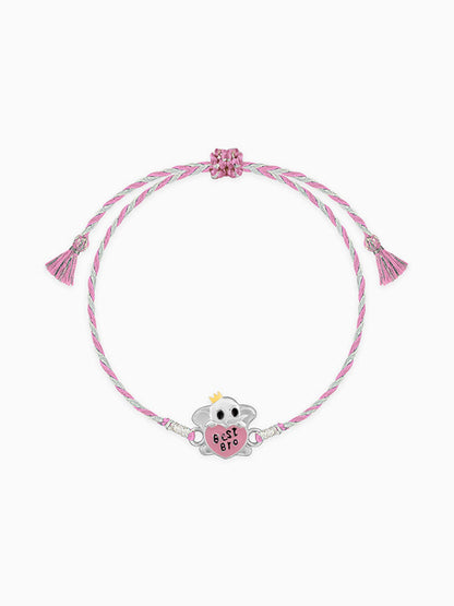 Silver and Golden Baby Elephant Rakhi for Kids