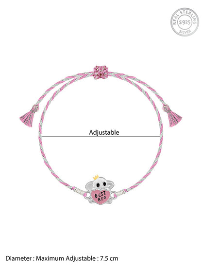 Silver and Golden Baby Elephant Rakhi for Kids