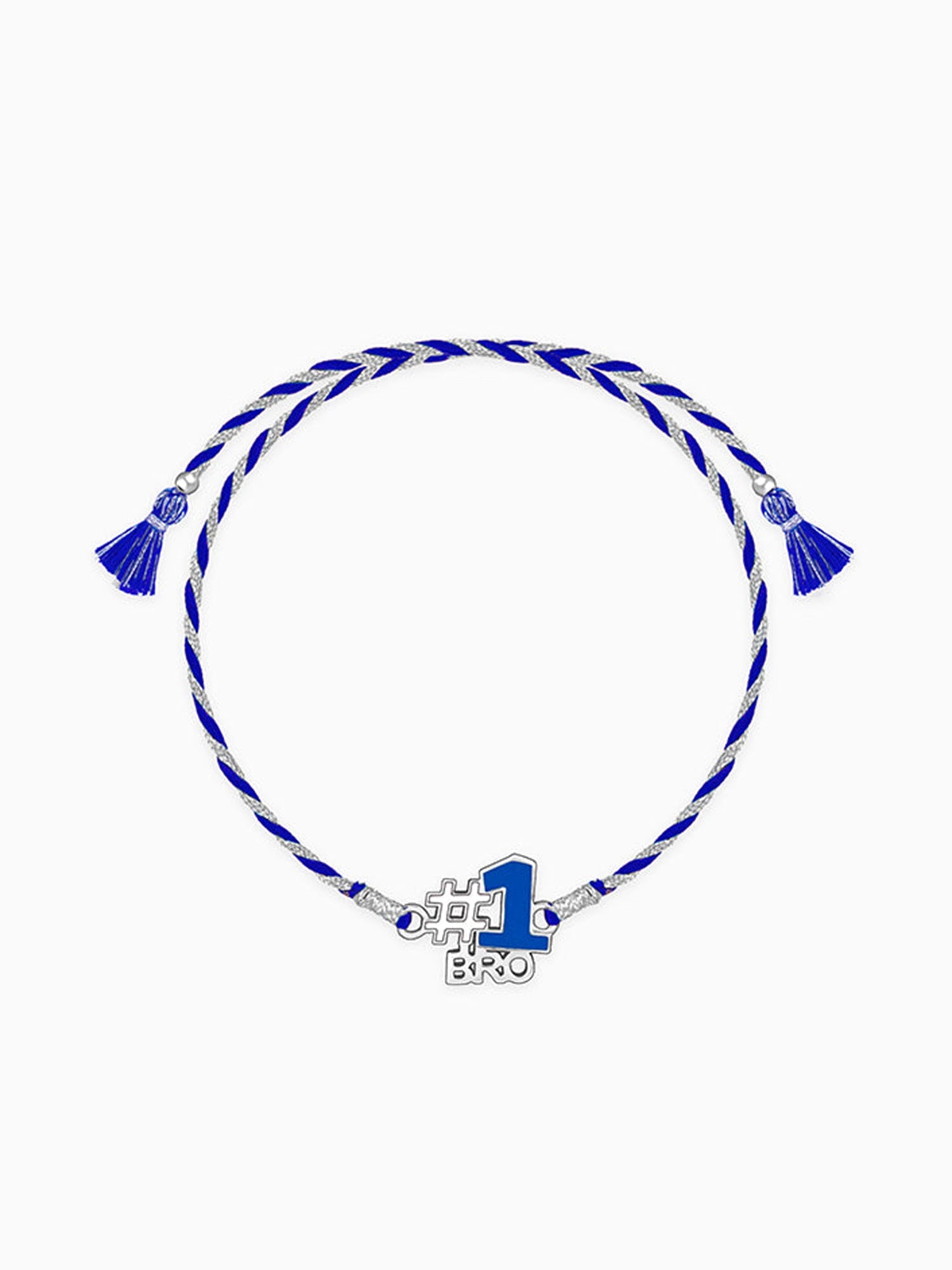 Silver No. 1 Bro Kids Rakhi