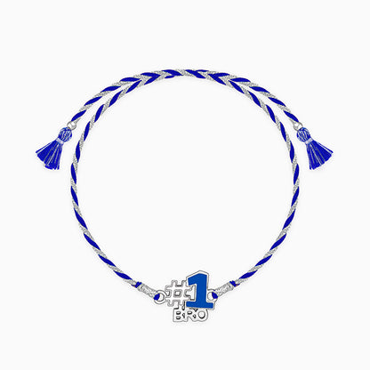 Silver No. 1 Bro Kids Rakhi for Kids
