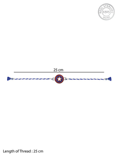 Silver Vibranium Rakhi for Kids